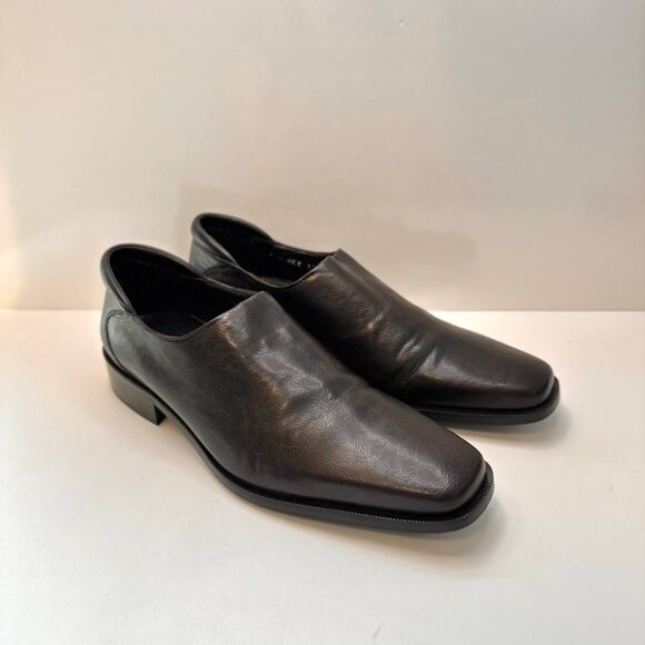 Donald J Pliner REX-2830 Men’s Leather Shoes – Espresso – Size 7M – Made in Ital - Picture 3 of 10